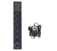 Vertical Window Fan for Sliding Windows, with Adjustable Air Volume, 53-120cm Retractable Punch-Free Installation, 2800RPM Exhaust Fan, for Home Bedroom Kitchen Office Bathroom(Black,95-120cm)