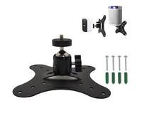 Vertically Mounted Projector Bracket - Universal Wall & Ceiling Mount with 1/4" Screw | Mini Camera Bracket (2.36in) - Heavy-Duty, 360° Rotatable & 90° Tilt for Projectors, Cameras, DLP Devices