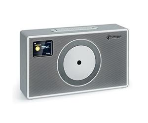 Vertico Portable DAB Radio CD Player for Home, 28W FM/DAB/DAB+ Radio with Bluetooth + AUX, Stereo System, LCD Display, Remote Control, Alarm Clock, MP3 & Streaming, Wall Mount DAB Radio Mains Powered
