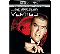 Vertigo - 4K UHD + Blu-ray - Alfred Hitchcock James Stewart Kim Novak - NEW