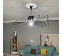 Vertigo Pendant Light Vintage Chandelier，Glass Fiber + Polyurethane Fiber Cloth Shadow Hat Lamp（High Adjustable），for Living Room Bedroom Dining Hall Corridor Bar，E27，max 40W