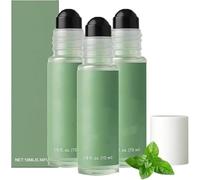 Vertigo Relief Roll On, Anti Dizzy Essential Oil Roller, Portable Steady Ear Vertigo Roll-on for Travel & Daily Use, Plant-Based Cooling Oil for Temples, Neck & Behind Ears (3P)