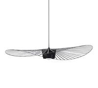 Vertigo - Retro Ceiling Chandelier Light for Living Room - Fibreglass and Polyurethane - Straw Hat Modern Design - Living Room, Kitchen, Bathroom - Decorative Light Shade - E27 (Diameter 140 cm)