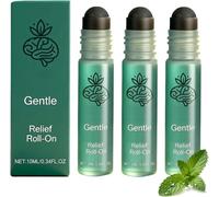 Vertigo Roll Against Vertigo Roll-On, Anti-Vertigo Roll-On, Fast Acting Essential Oils, Natural Soothing Oils for Dizziness Support, Nausea (3 Pieces)