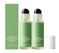 Vertigo Roll On, 2Pcs Natural Vertigo and Nausea Relief Rollers, Gentle Sea Sickness Stop Oil, Anti-Dizzy Roll-On, for Travel Relaxation, Daily Comfort, for Men and Women