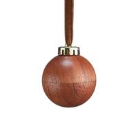 Vertintong Personalized Wooden Christmas Ball Ornament 2.36 Inches Christmas Bauble Gifts with Letter Remembrance Family Tradition, Hopes & Wishes Ornament New Year's for Party Gifts