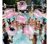 Vertintong Pink 10 Pcs 16 Inch Graduation Inflatable Beach Balls Activities Congrats Grad Beach Ball Congrats Grad Sign Bulk for Class of 2026 Swimming Pool Graduation Party Supplies Favors