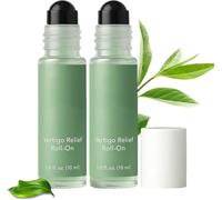 Vertisooth Anti-Dizzy Roll-On, Natural Roll-On Vertigo Relief, Fast-Acting Essential Oils, Natural Ingredients Can Quickly Relieve Dizziness, Easy to Use Roller, Dizzy Relief for Daily Care (2Pcs)