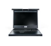 Vertiv Avocent LRA185KMM-201 rack console 48.3 cm (19") 1366 x 768 pixels Plastic, Steel Black 1U