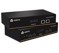 Vertiv Avocent LV 5020P High-Performance Dual DisplayPort KVM Extender Kit with Receiver & Transmitter, VGA, USB, Audio, CATx 50M, Extend up to 300 ft. / 91.44 m. (5020P)