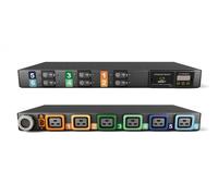 Vertiv MG01D1R1-06L193-3PS56B2H10-S power distribution unit (PDU) 6 AC outlet(s) 1U Black