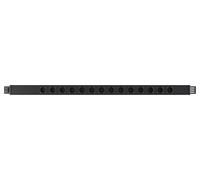 Vertiv PowerGo Basic rPDU | 0U | Vertical | 230V| 16A | 3.6kW | (14) German Schuko Outlets | 50/60Hz | German Schuko inlet | Single-Phase | EP0G80A1