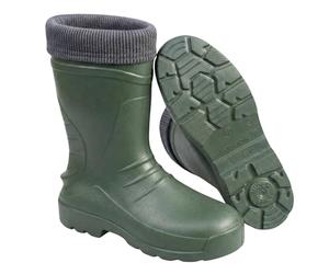 Verto Men's Wellington Boots EVA Inner Boot Socks -30°C High Shaft Non-Slip SRC Outsole with Non-Slip Profile, Green, 9 UK