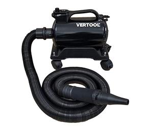 VERTOOL Airdry 180 Car Dryer - Powerful Variable Speed Car Dryer with Warm Filtered Air and Extra Long Hose (16ft/5M) Power: 43,500 CFM/FPM - 5.5HP
