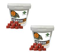 VERTOX 25 OKTABLOK II Rat & Mouse Killer Bait Blocks 2 x 300g