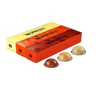 Vertuo line Flavored Assortment. Golden Caramel, Sweet Vanilla and Roasted Hazelnut Total of 30 capsules for Nespresso