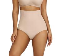 Vertvie Shapewear for Women Tummy Control Knickers High Waisted Butt Lifter Body Shaper Shorts Breathable Seamless Shaping Slimming Pants (Control Briefs,Nude,XL)