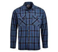 Vertx Canyon River Mens Tactical Flannel Shirt Long Sleeve Outdoor Work Shirts with Pockets, Tactical Operations Gear, Blue Ridge Plaid, X Large