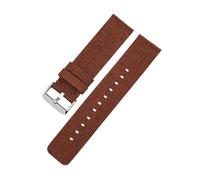 Veruying 12/14/16/18/20/22mm Colorful Breathable Nylon Watch Strap with Quick-Release Spring Bar, Brown, 18mm