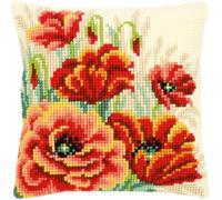 Vervaco 1-Piece Cushion Poppies II
