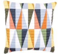Vervaco 1-Piece Long Stitch Cushion Triangles