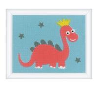VERVACO (3PL) EMBROIDERY KIT DINOSAUR