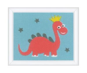 VERVACO (3PL) EMBROIDERY KIT DINOSAUR
