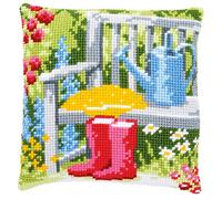 VERVACO (3PL) Needlepoint KIT My Garden, Cotton, One Size