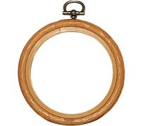 Vervaco 7.5 cm Diameter Brown Frame, Multi-Colour