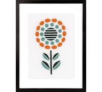 Vervaco Abstract Flower, Polyester Cotton, Multi-Colour, 40 x 2 x 20 cm