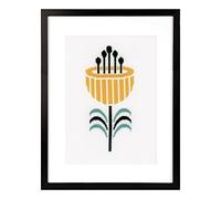 Vervaco Abstract Flower, Polyester Cotton, Multi-Colour, 5.6 x 10-Inch