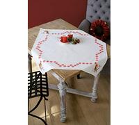 Vervaco Aida Tablecloth Robin, Cotton Blend, Assorted, 37.7 x 20 x 22 cm