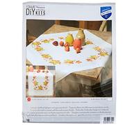 Vervaco "Autumn Leaves Runner Embroidery, 100 Percent Cotton, Multi-Colour