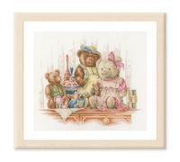 Vervaco Bears and Toys, Aida, Multi, 20.3 x 14.5 x 0.7 cm