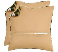 VERVACO Beige Cushion Back Kit with Zip Set of 2 Cross Stitch Accessories Approx. 45 x 45 cm Fabrics Sewing Back for Cushion Crafts Adults Decoration Embroidery Kit
