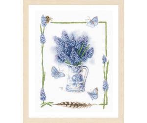 Vervaco Blue Grapes Counted Stitch Kit