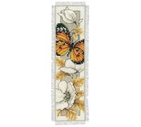 Vervaco Bookmark Butterfly 2 Counted Cross Stitch Kit, Multi-Colour