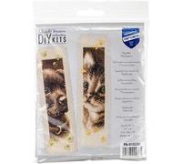 Vervaco "Bookmark Cat and Dog Cross Stitch Kit, Set of 2