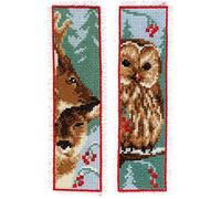 Vervaco Bookmark Cross Stitch Kit, Cotton, Multicoloured, 6x20cm