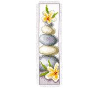 Vervaco Bookmark Frangipani Counted Cross Stitch Kit, Multi-Colour