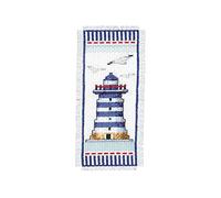 Vervaco Bookmark Lighthouse Counted Cross Stitch Kit, Multi-Colour