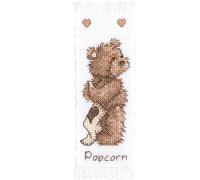 Vervaco Bookmark Popcorn Counted Cross Stitch, Multi-Colour