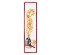 Vervaco Bookmark Quill and Ink Counted Cross Stitch Kit, Multi-Colour