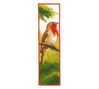 Vervaco Bookmark Robin Counted Cross Stitch Kit, Multi-Colour