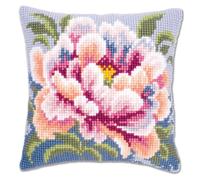 Vervaco Cushion Camellia Cross Stitch