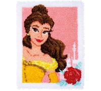 Vervaco Carpet Enchanted Beauty Shaped Rug Latch Hook Counted Cross Stitch Kit, Multi-Colour