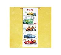 Vervaco Cars Counted Cross Stitch Kit, Multi-Colour, 18 x 70 cm