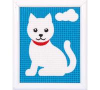 Vervaco Cat Tapestry Kit, Multi-Colour