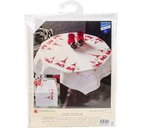 Vervaco "Christmas Gnomes Runner Embroidery, 100 Percent Cotton, Multi-Colour