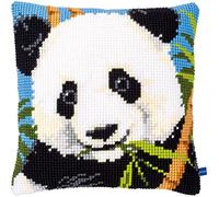 Vervaco Counted Cross Stitch Cushion Kit Panda 16" x 16" V0153875